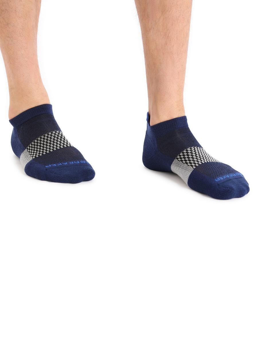 Chaussettes Icebreaker Merino Multisport Light Micro Homme Bleu Royal Bleu Marine | FR 1050YXFU